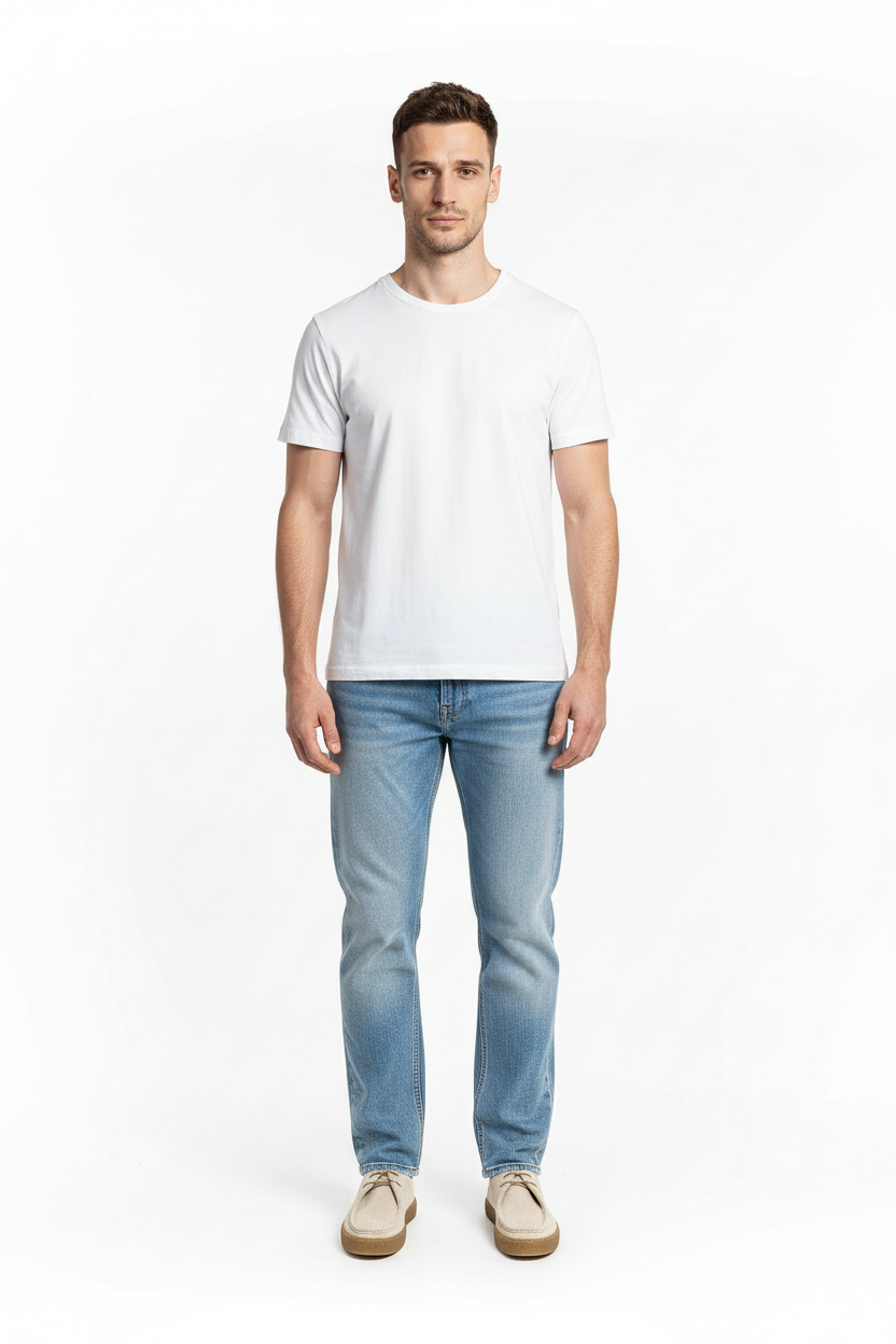 Verpackung des handgefertigten Casual Schuhs – hochwertiges Geschenkpapier und Markenlogo.