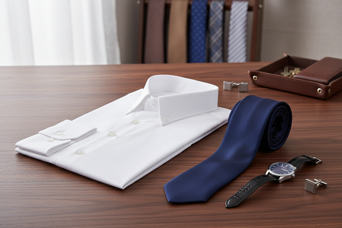 Vorderansicht des Slim Fit Hemdes mit Button-Down-Kragen, aus satinierter Baumwolle in Weiß