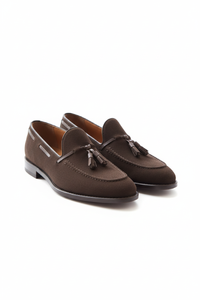 Gianni and Armando Chaussures homme Mocassins Daim Marron