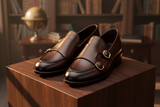 Schuhkarton des Double Monk Schuhes – hochwertiges Verpackungsdesign