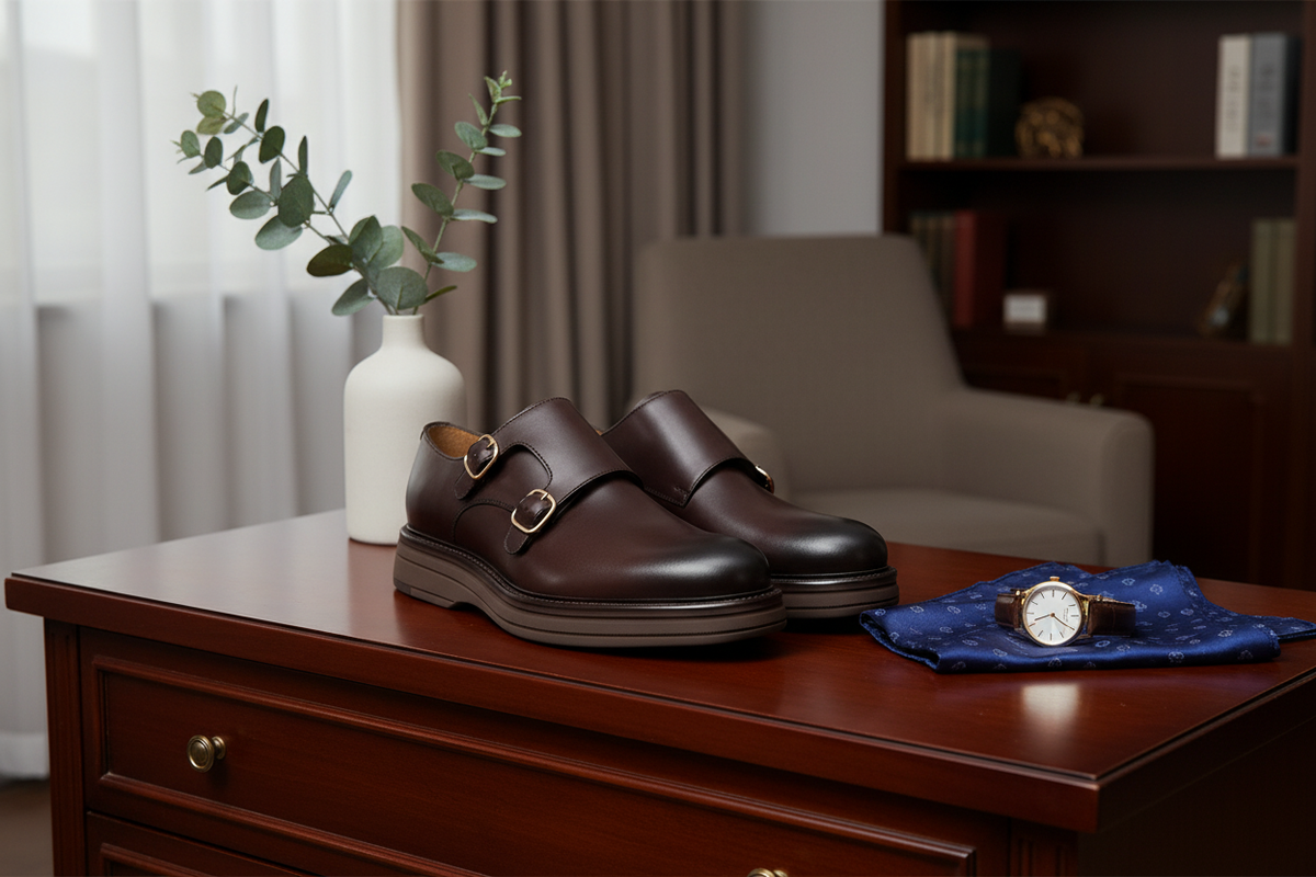Innenansicht der Schuhe mit echtem Lederfutter
