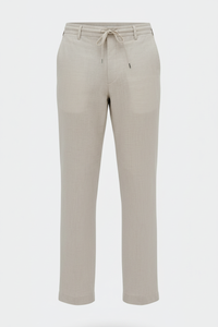 Gianni and Armando 100 % Leinen Hosen Regular-Fit Beige L32