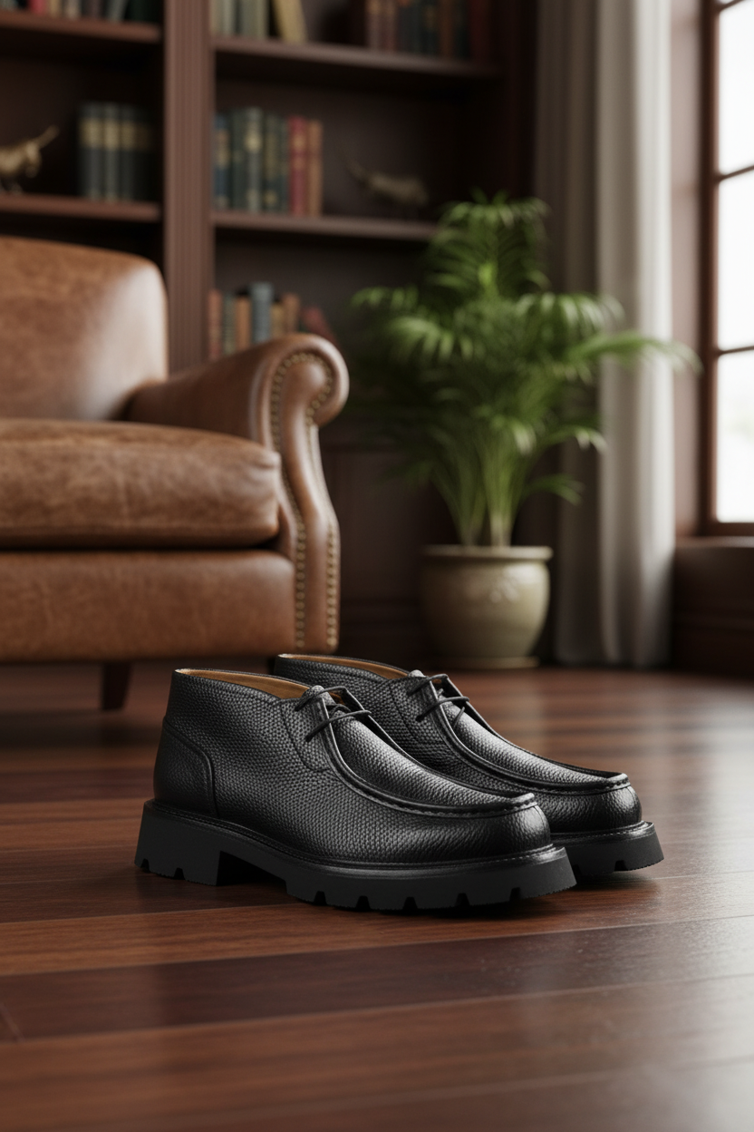 Absatzhöhe von 4,5 cm bei den Flotter Leder Schnürboots