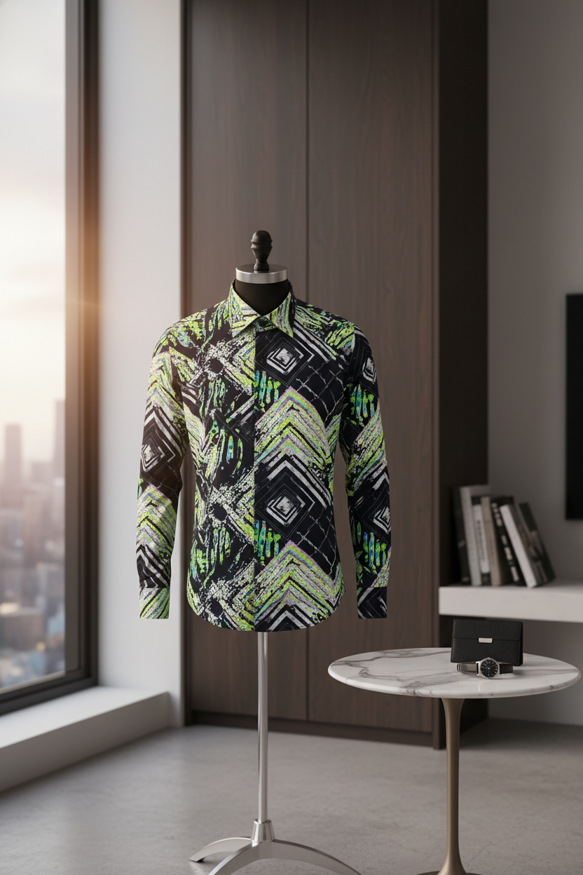 Herrenhemd aus hochwertiger Stoffqualität, Fokus auf die Slim Fit Silhouette