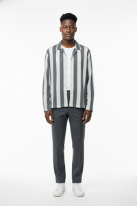 Chemise homme en tricot de coton coupe régulière – douce, stylée et confortable