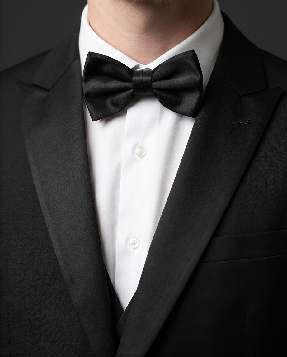 Gianni and Armando Smoking homme avec col pointu – une seule boutonnière, coupe slim fit, en laine