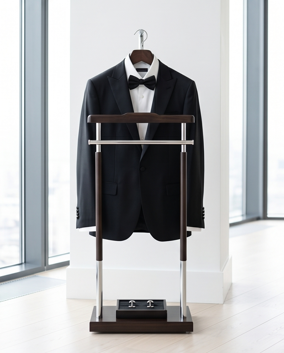 Gianni and Armando Smoking homme avec col pointu – une seule boutonnière, coupe slim fit, en laine