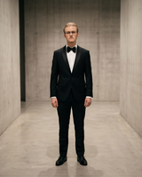 Gianni and Armando Herren Smoking mit Spitzkragen – Einreihig, Slim Fit, aus  Wolle