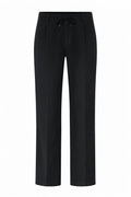Gianni and Armando 100 % Leinen Hosen Regular-Fit Schwarz L32
