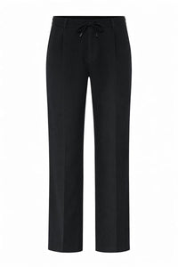 Gianni and Armando 100 % Leinen Hosen Regular-Fit Schwarz L32