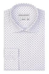 Slim- Fit Hemd  mit Muster 100 % Satinierte Baumwolle.