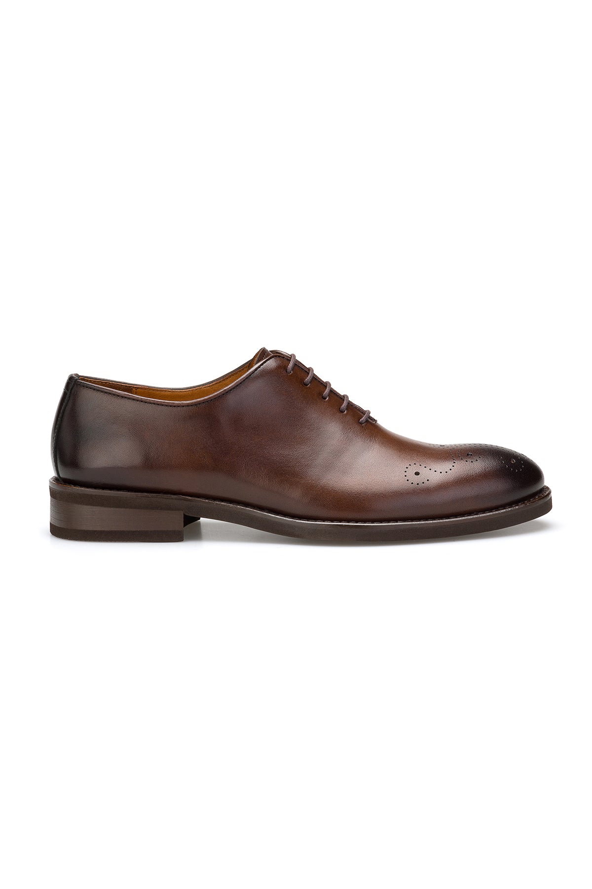 Leder Business schuhe Braun 10923-7