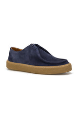 Innenansicht der Navy Blue Schuhe mit weichem Echtleder Innenmaterial