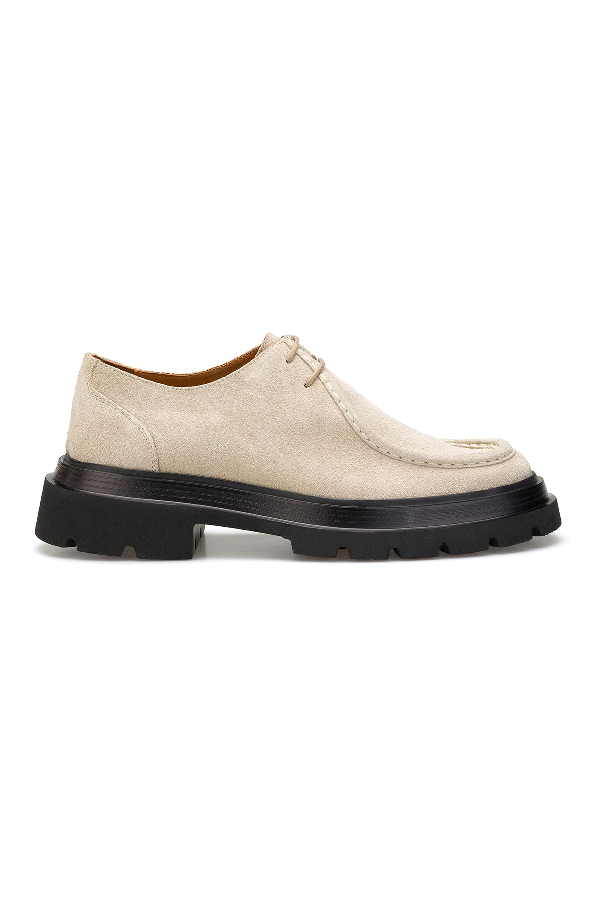 Halbschuhe Beige Wildleder 3094-41