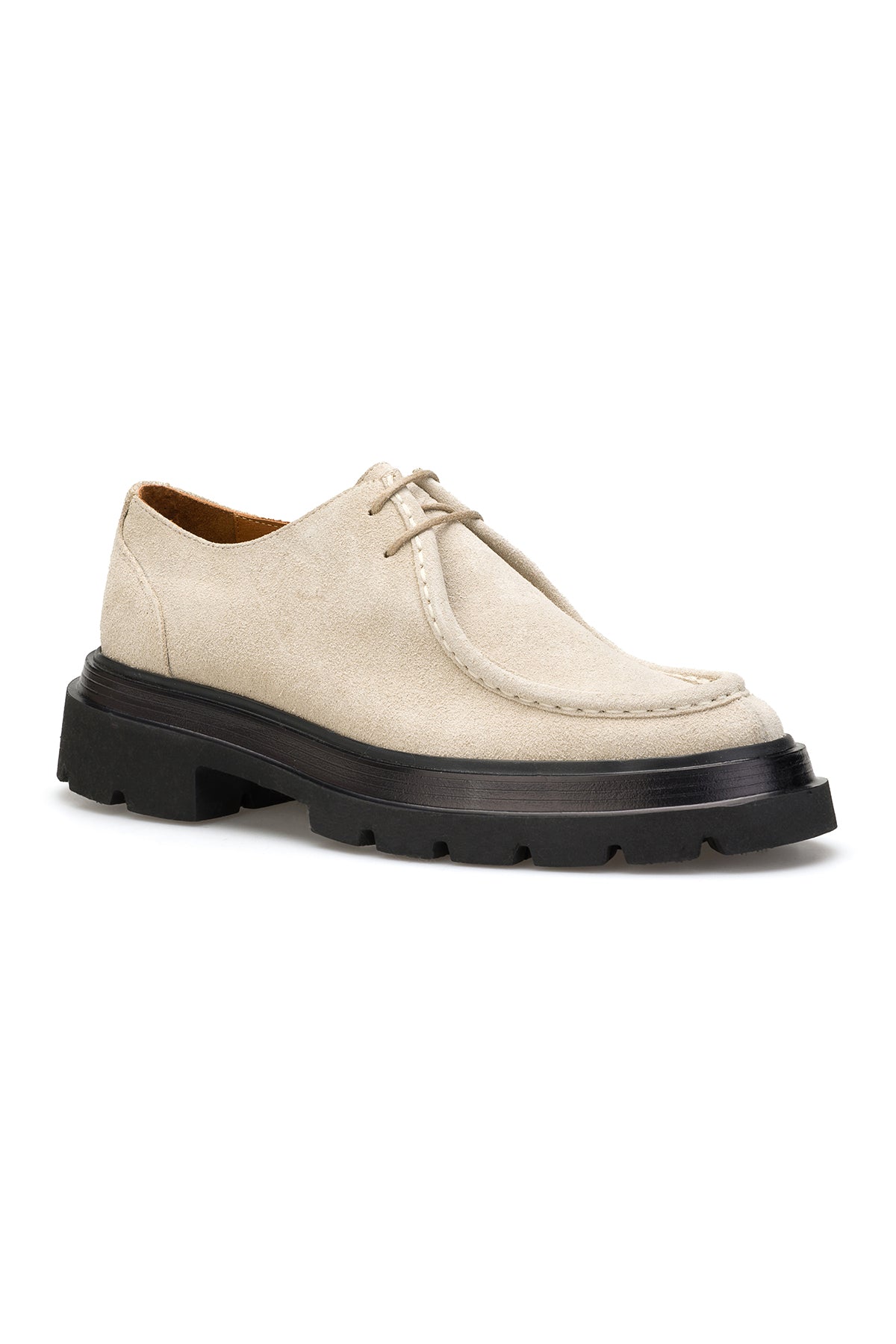 Halbschuhe Beige Wildleder 3094-41