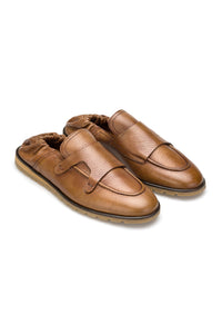Gianni and Armando Loafer Hell Braun Floter Leder