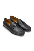 Gianni and Armando Mocassins Cuir Floter Noir