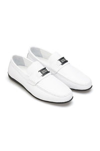 Gianni and Armando Mocassins blancs