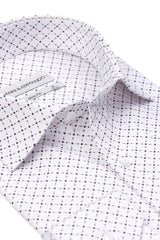 Side profile of Slim Fit Hemd highlighting tailored lapel and button detail
