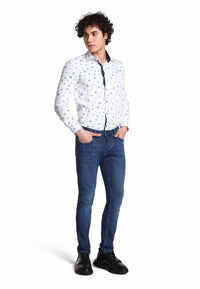 Jean Homme Slim-Fit Bleu.
