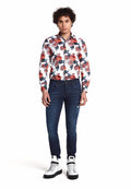 Slim-Fit Men Jeans Navy- Blue.