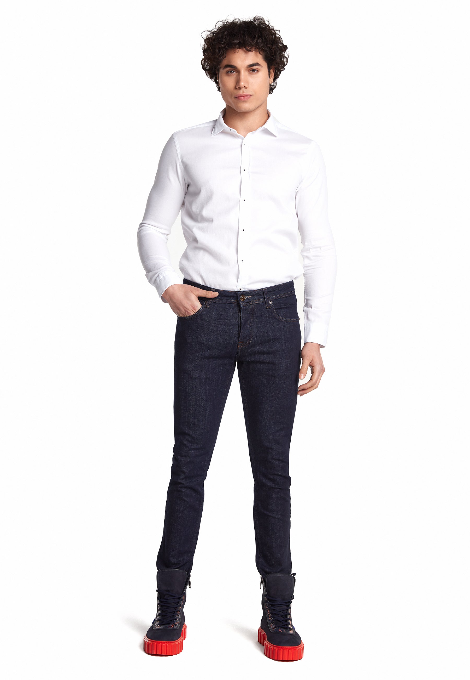 Slim-Fit Men Jeans Navy Blue GA 109500703