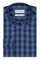Slim Fit Original Button-Down Karohemden 100 % Baumwolle.