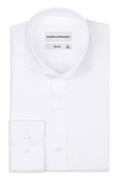 Chemise homme en satin de coton – Slim fit, élégante & haut de gamme, col italien