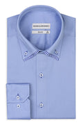 Gianni and Armando Slim Fit Hemd Hellblau mit Doppelkragen | Modern & Elegant