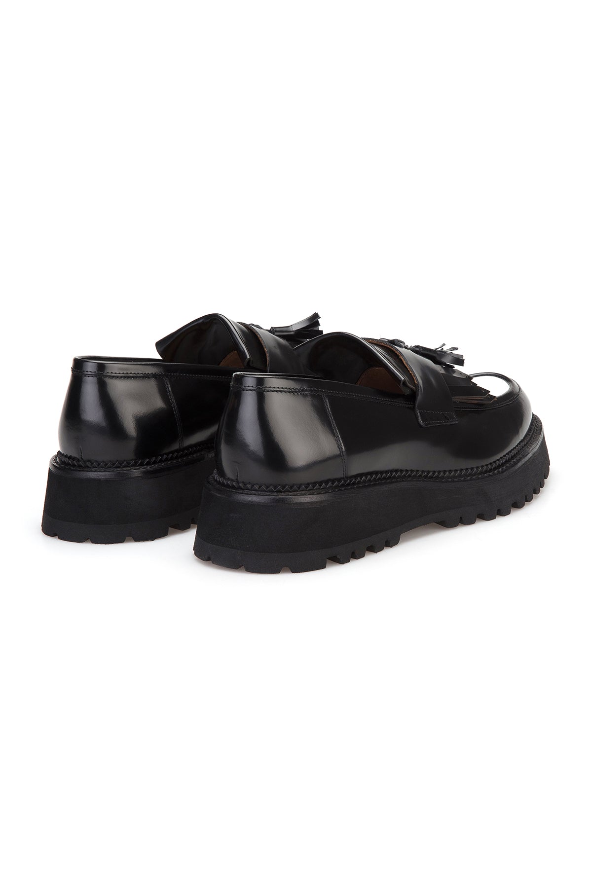 Full-length shot of the loafer on a neutral background, showcasing its sleek silhouette.