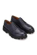 Gianni and Armando Casual Schuhe Floter Leder Navy-Blue
