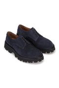 Herren Schuhe aus echtem Wildleder – Navy-Blue Casual Schuhe