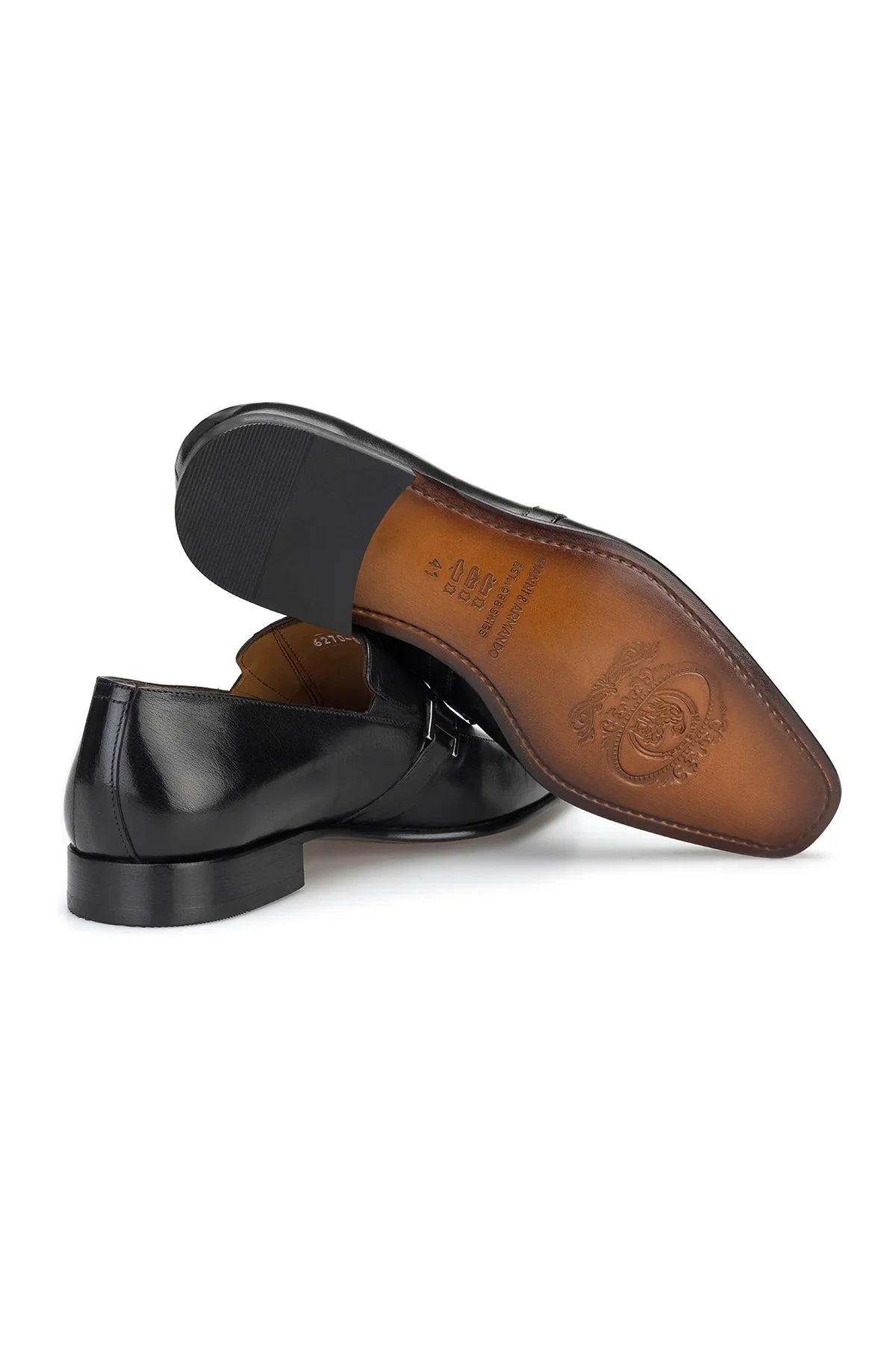 Handgefertigte Lederlaufsohle der Business-Schuhe – langlebige Qualität im Detail