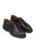 Gianni and Armando Schnürboots Weich Leder Schwarz