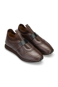 Gianni and Armando Soft weich Leder Sneakers  Braun Artikel 010-3