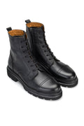 Gianni and Armando Lederstiefel Flotter Leder Schwarz