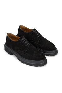 Gianni and Armando Lederschuhe Wildleder Schwarz