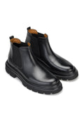 Gianni and Armando Lederstiefel Schwarz