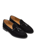 Gianni and Armando Chaussures homme Mocassins Daim Noir