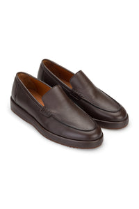 Gianni and Armando Business-Schuhe Schlüpfer Braun