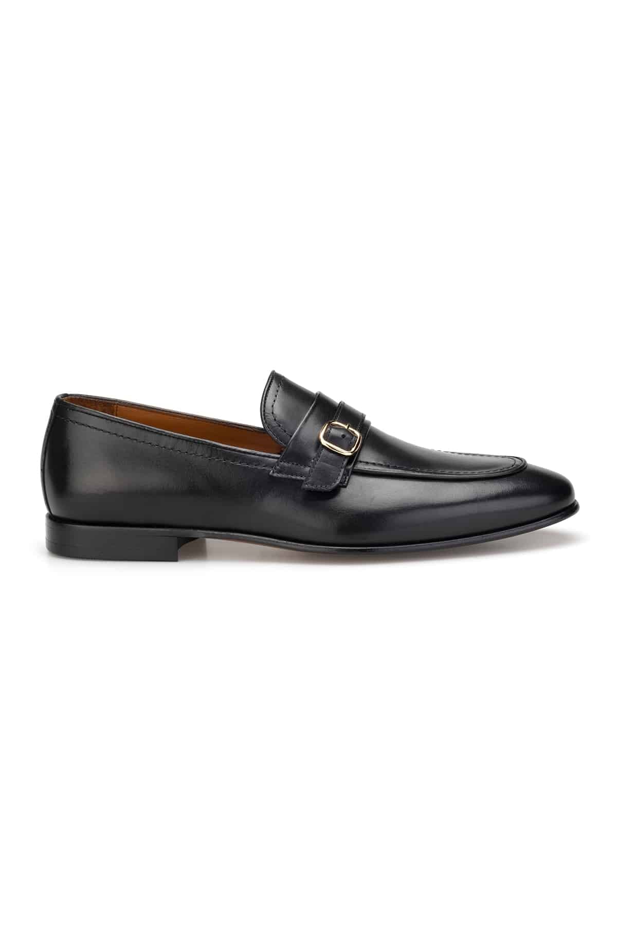 Gianni & Armando Business schuhe Slüppfer mattes Leder Schwarz Artikel 871-2