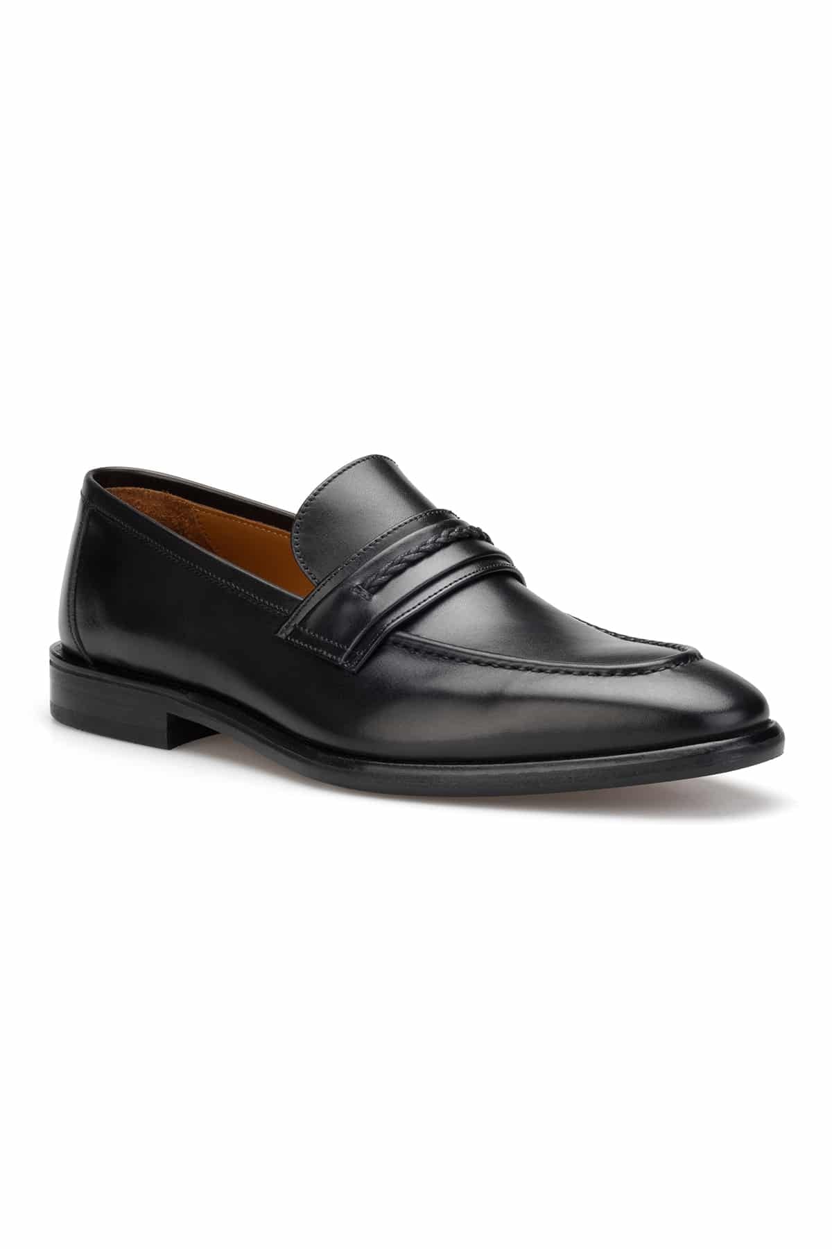 Gianni & Armando Business Schuhe Slipper Schwarz mattes Leder Artikel 7250-67