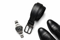Ceinture en cuir pour homme noir mat – cuir véritable souple | Gianni & Armando