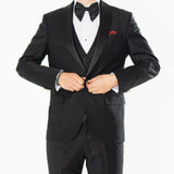 Gianni and Armando Schalkragen Herren Smoking aus Wolle – Slim Fit