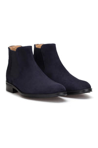 Wildleder Chelsea Boots Dunkelblau - Gianni & Armando