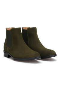 Wildleder Chelsea Boots Khaki - Gianni & Armando