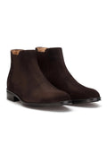 Gianni & Armando Wildleder Chelsea Boots Braun