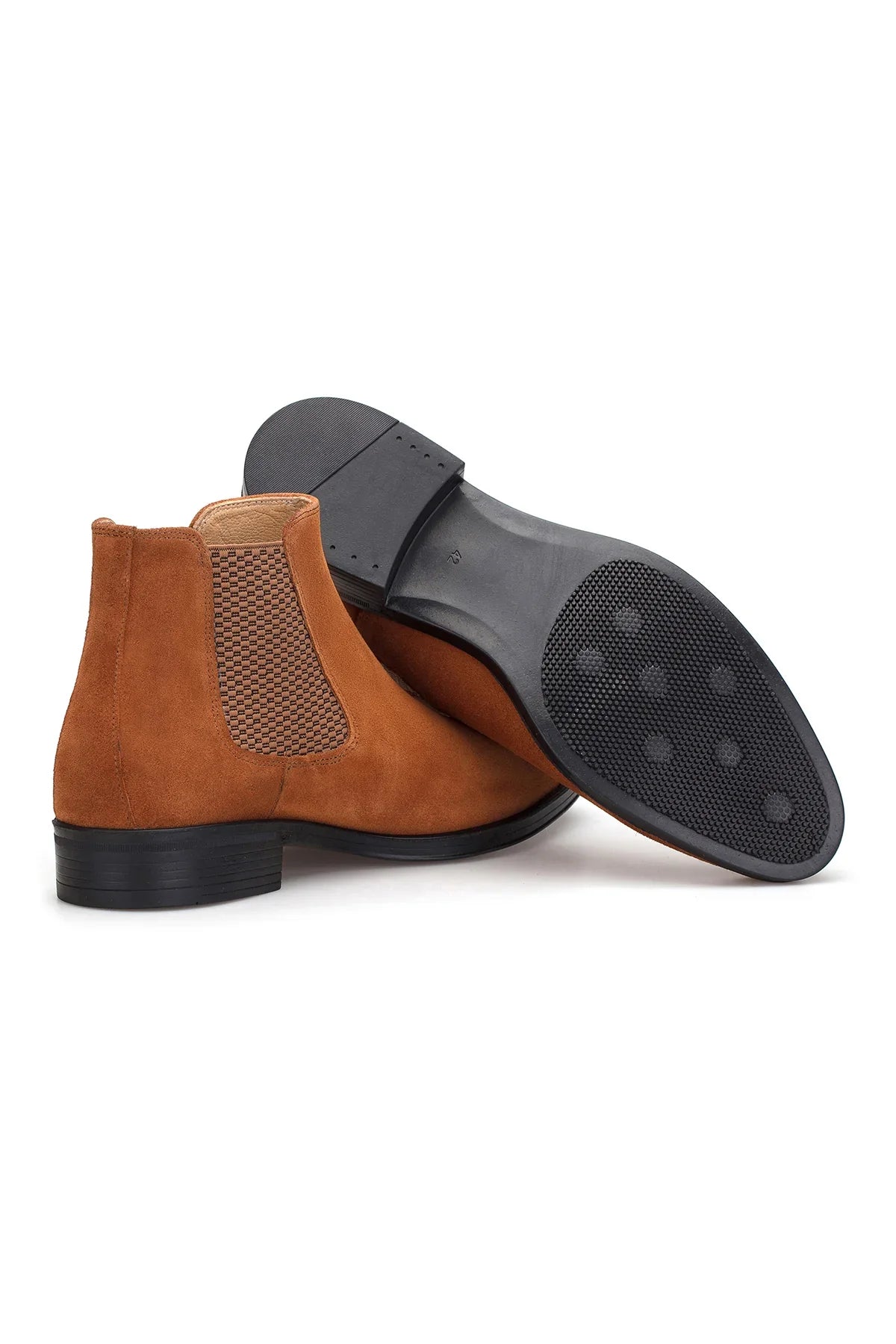 Wildleder Chelsea Boots Camel – Obermaterial aus Wildleder in warmem Camel