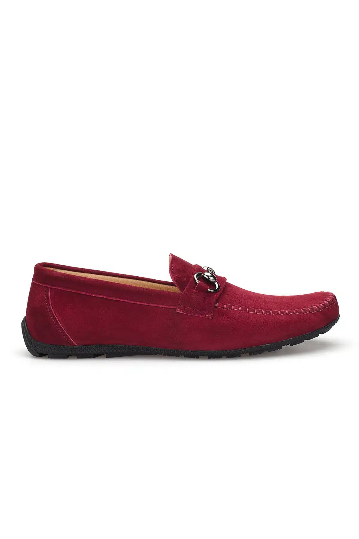 Designer Leder Mokassin Bordeaux 1033