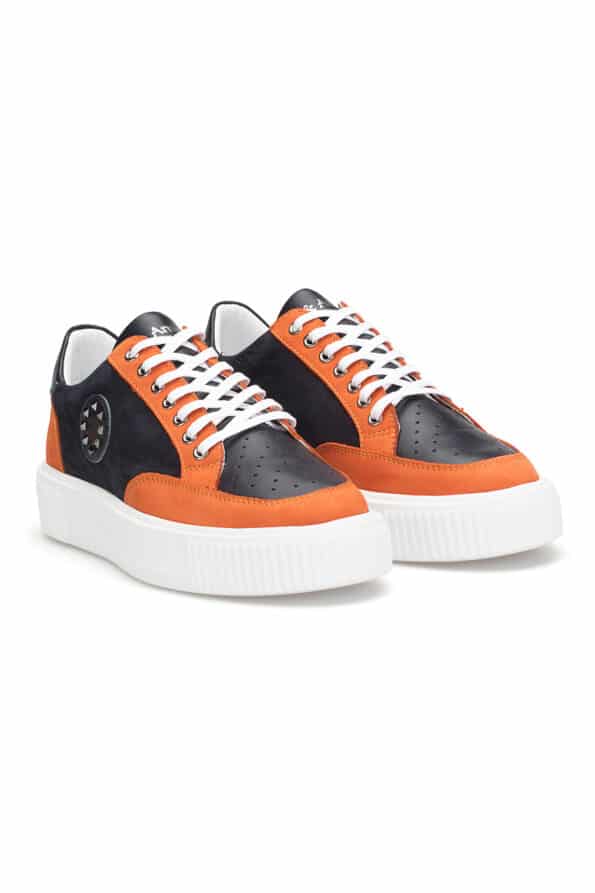 gianniarmando_herren_leder_sneakers_schwarz_orange_01